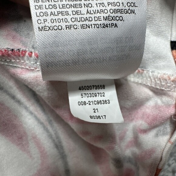 Chico’s Tunic Top Women’s 2 Paisley Ikat Stretch Knit Cap Sleeve Boho Blouse - Picture 8 of 15